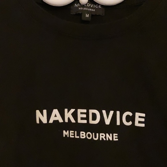NAKED VICE logo t shirt black - Picture 2 of 2